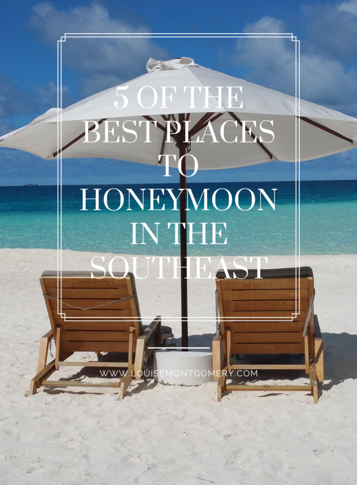 5 of the best places to honeymoon in the southeast