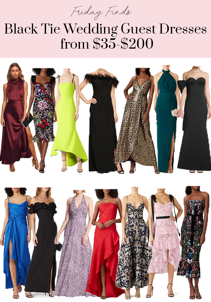 blacktie wedding guest dresses