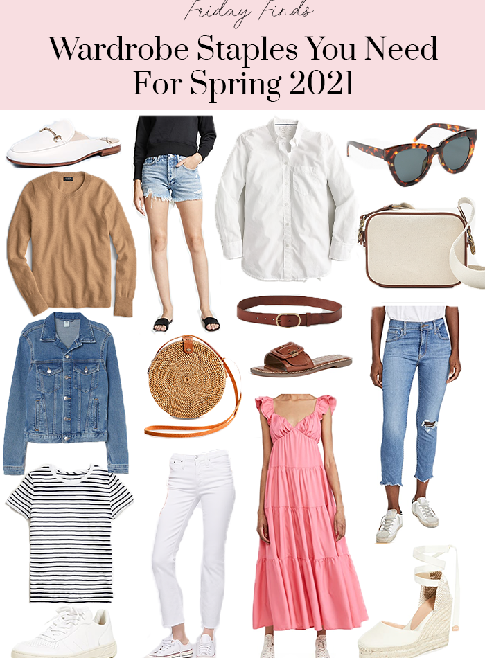 Closet Staples for spring