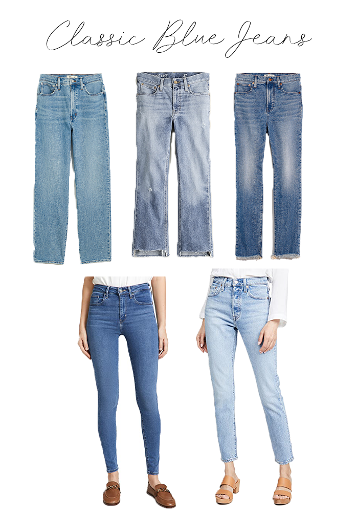 all types of jeans for your closet