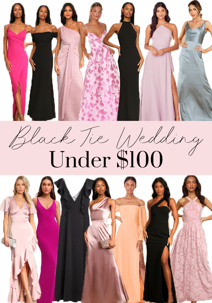 black tie wedding guest dresses