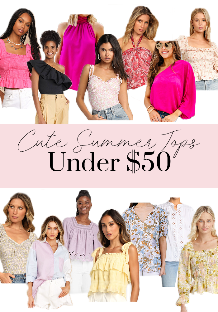 cute tops under $50