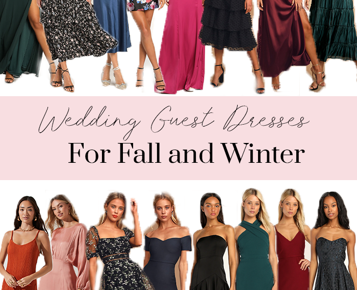 fall and winter wedding guest dresses