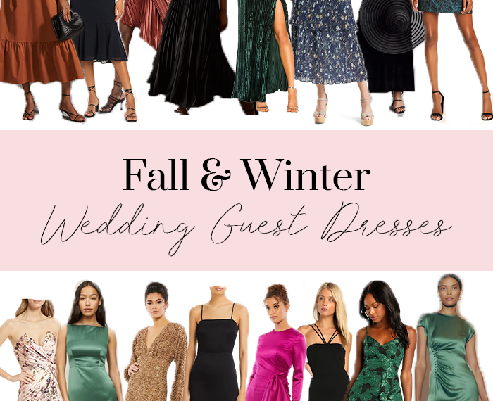fall and winter wedding guest
