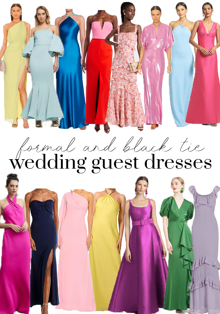 blacktie wedding guest dresses