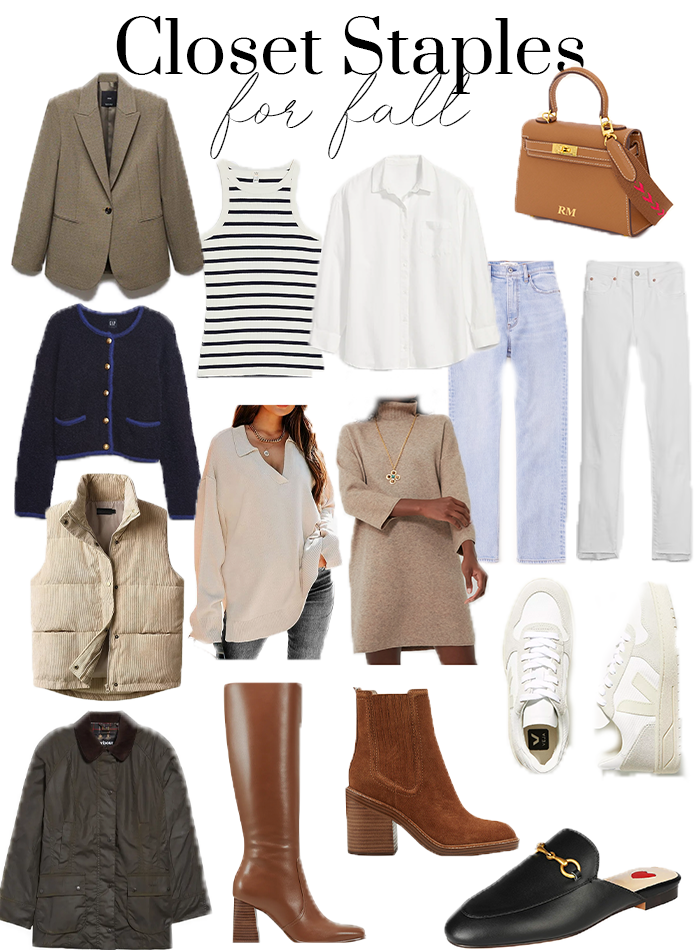 closet staples for fall
