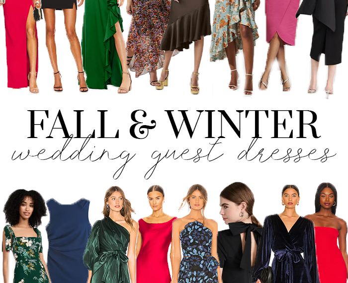 fall and winter wedding guest dresses