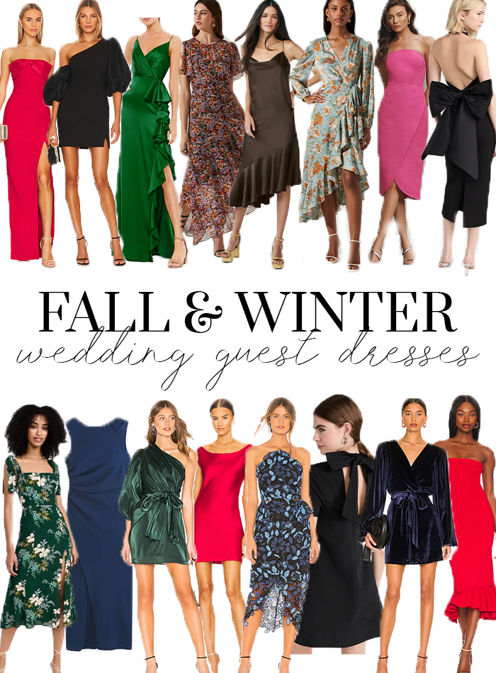 fall and winter wedding guest dresses